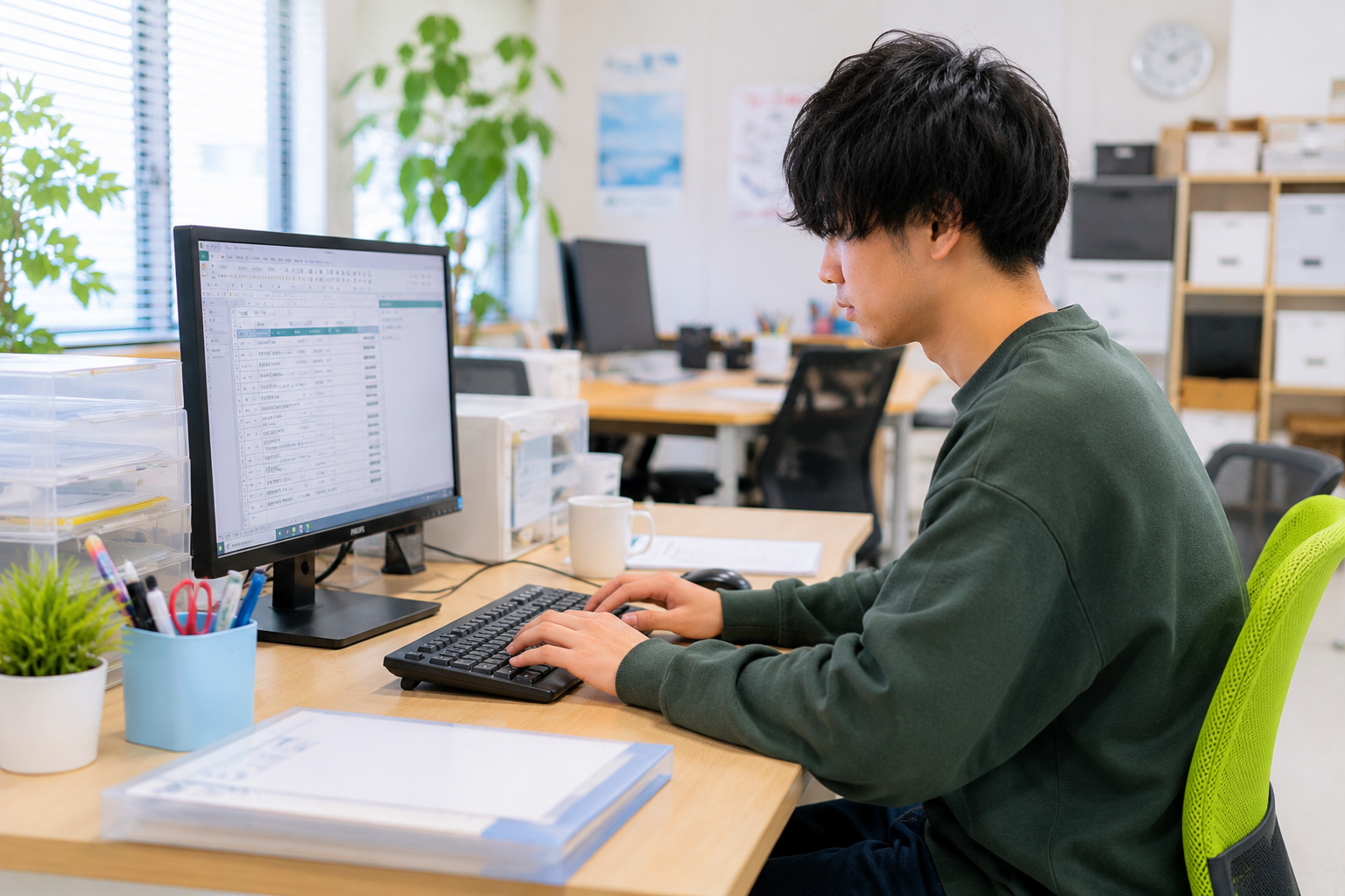 PC作業・データ入力